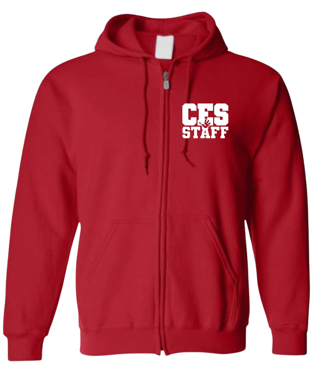 Staff Zip-Up Hoodie (Dove)